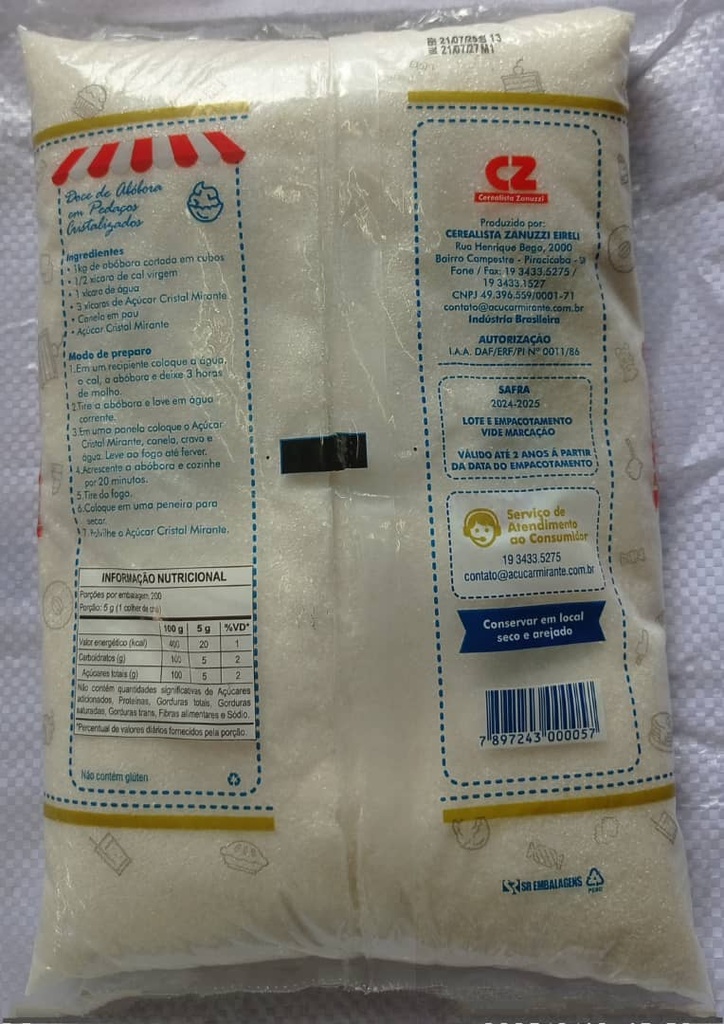 Paquete de Azucar 1kg